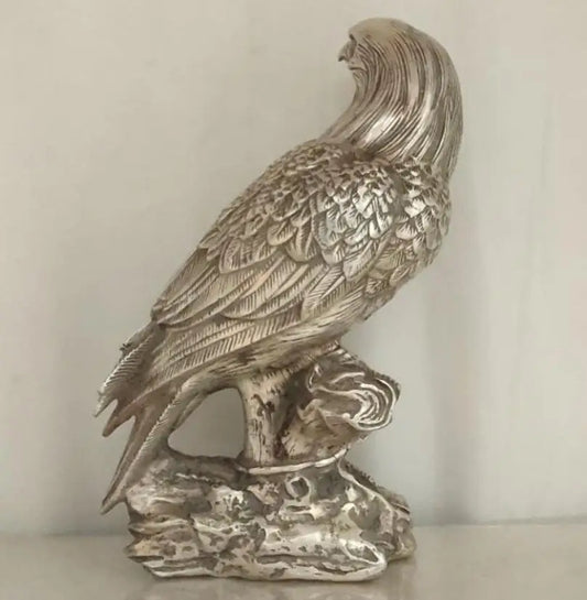 China White copper eagle crafts statue