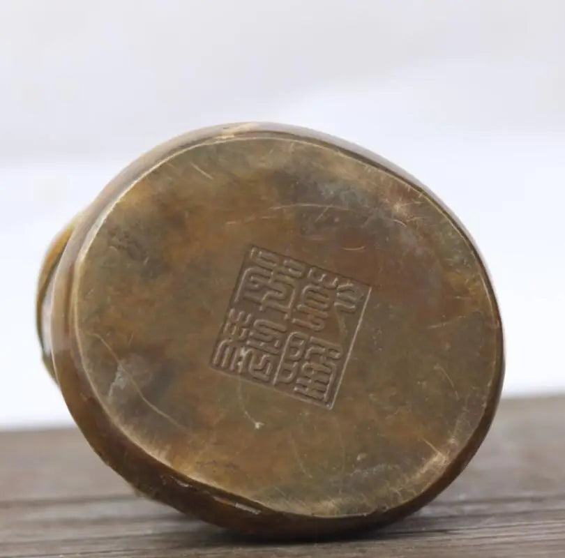 China archaize brass Zhong Kui crafts statue