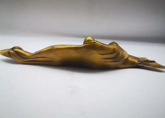 China brass Bodhidharma Buddha crafts statue
