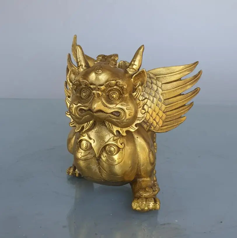 China brass Dapeng God bird crafts statue