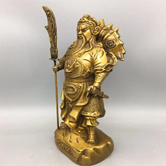 China brass Loyal Righteousness Guan Yu crafts statue