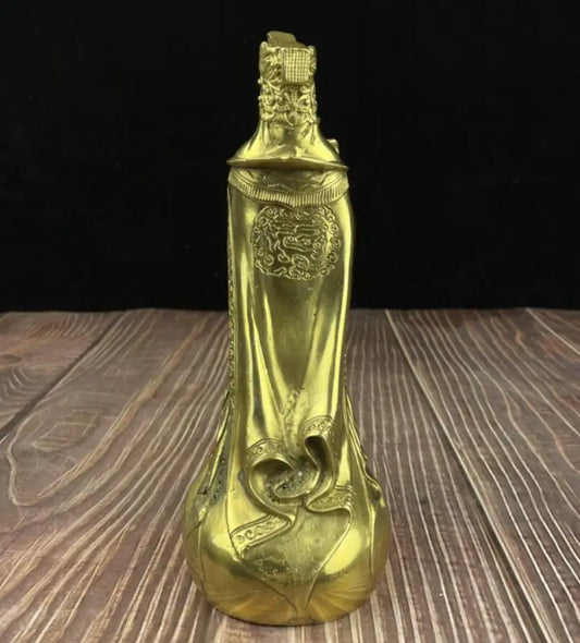 China brass Mazu crafts statue