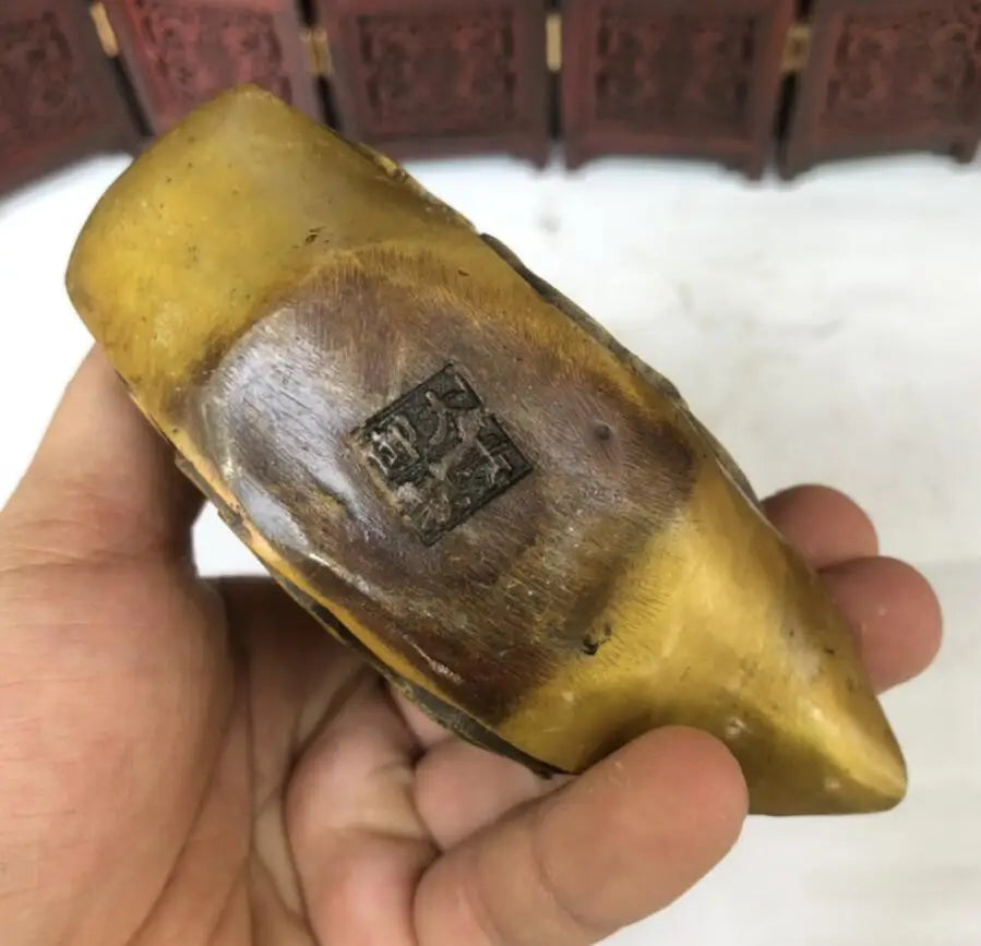 China brass Monkey King small crafts statue
