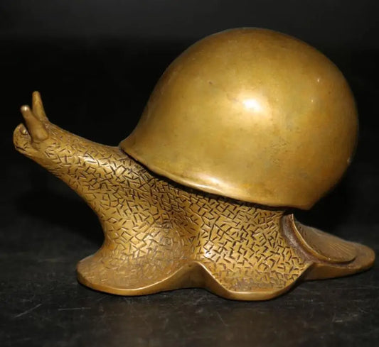 China brass Seiko snail crafts statue
