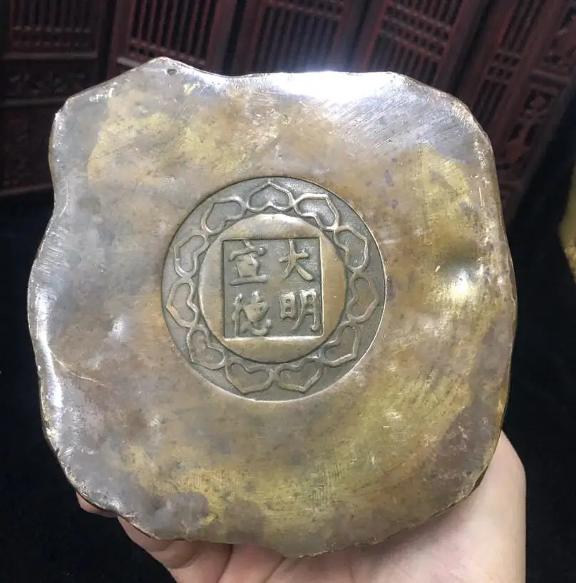 China brass Taoism Taishang Laojun crafts statue