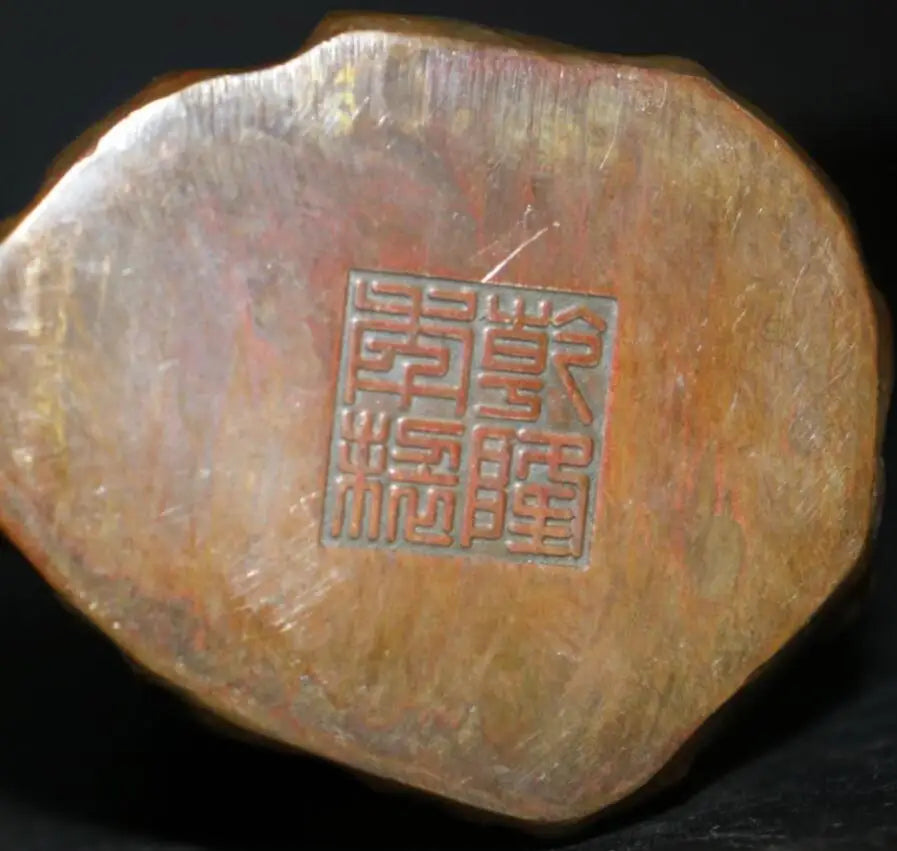 China brass archaize Longevity Buddha crafts statue
