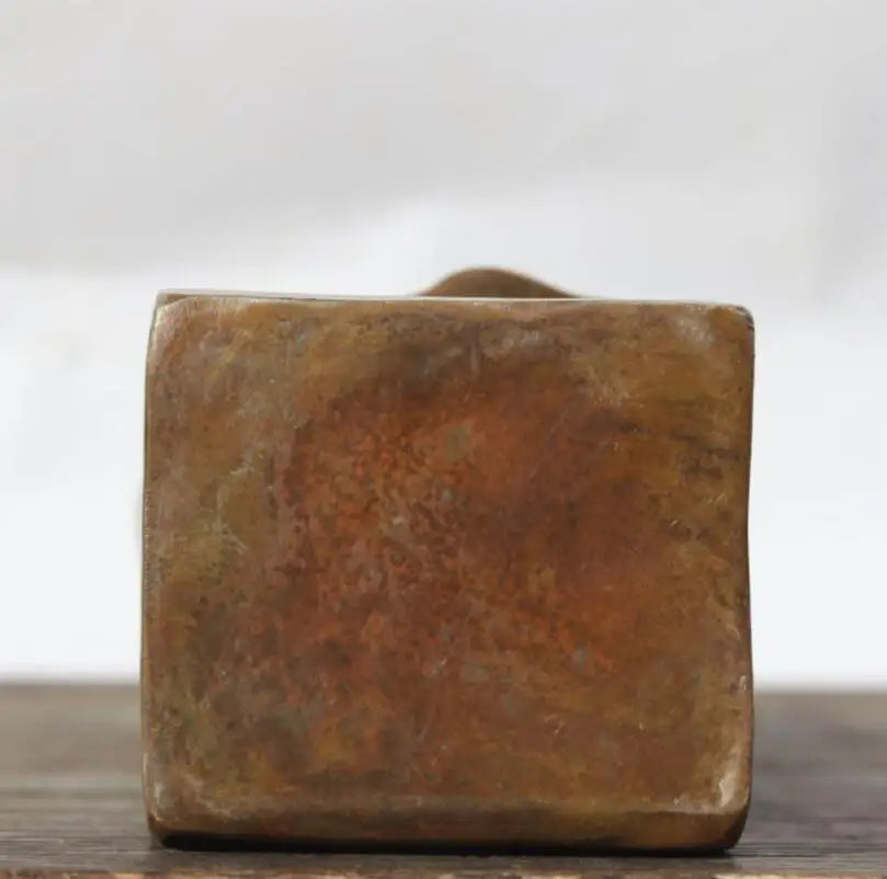 China brass archaize Mao Zedong crafts statue