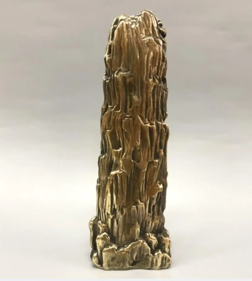 China brass archaize Three Saints Buddha crafts statue