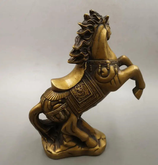 China brass archaize horse crafts statue