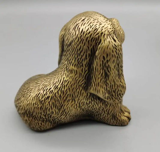 China brass archaize zodiac dog crafts statue