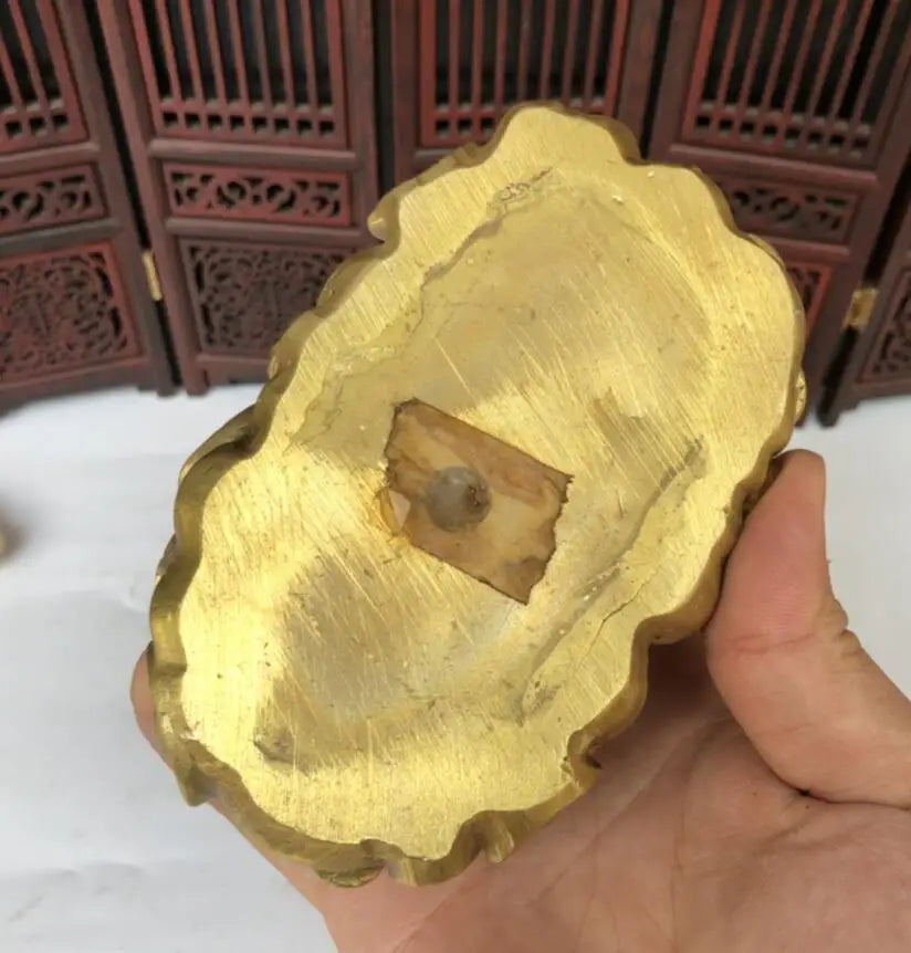 China brass gold money pig crafts statue