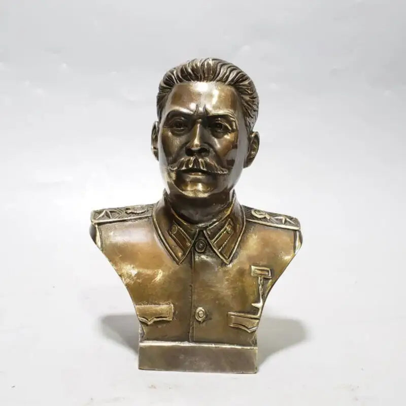 China brass great man Head portrait crafts statue