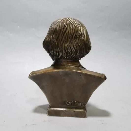 China brass great man Head portrait crafts statue