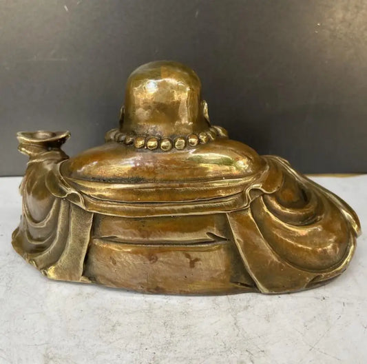 China brass maitreya Buddha crafts statue