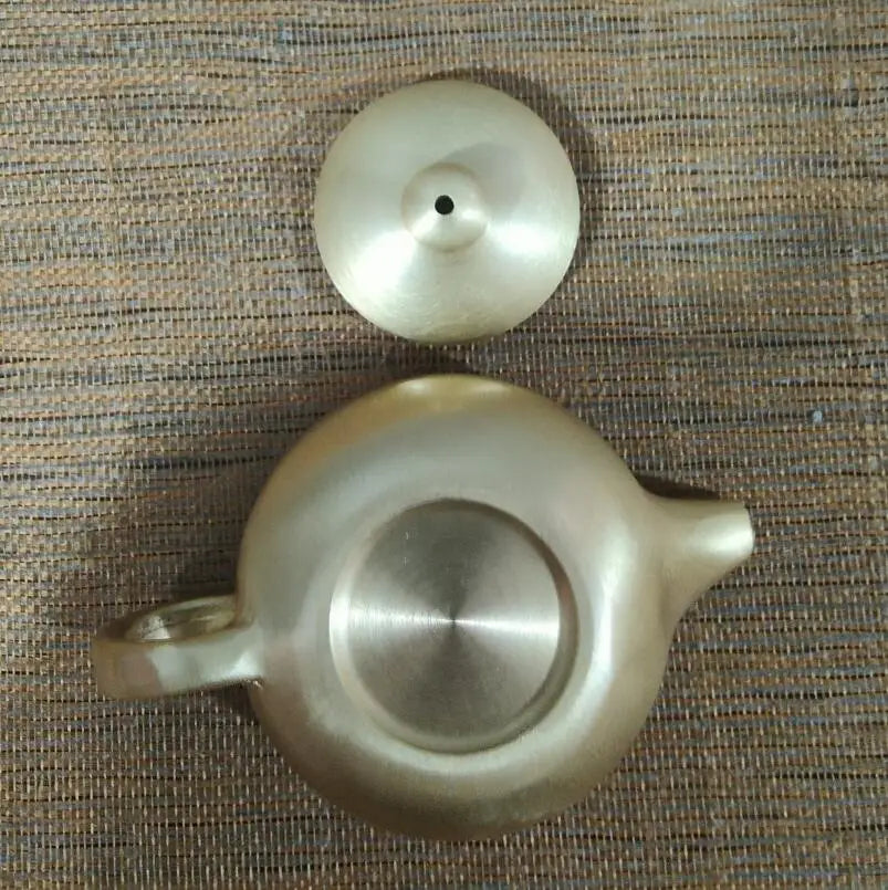 China brass seiko teapot small crafts statue
