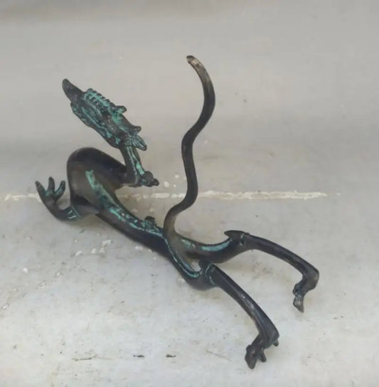 China bronze archaize dragon crafts statue