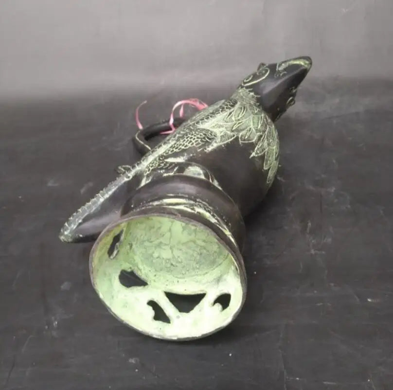 China bronze eagle teapot crafts statue