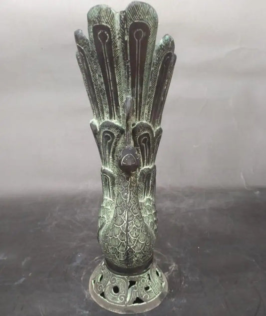 China bronze phoenix cup crafts statue