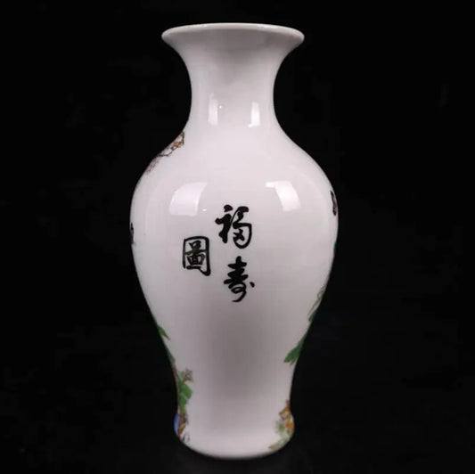 China seiko beautiful Pastel ceramic vase crafts statue