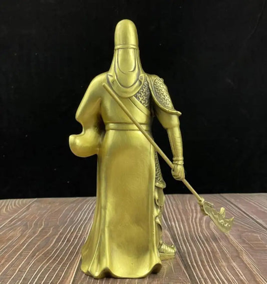 China seiko brass Guan yu crafts statue
