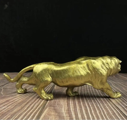China seiko brass tiger crafts statue