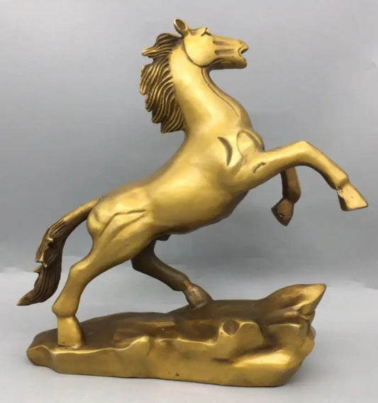 China seiko brass zodiac horse crafts statue