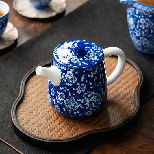 Chinese Kung Fu Teapot Sets Handmade Ceramic Tea Set Tea Kettles Home Decor Teaware Pots Porcelain Tea Pot