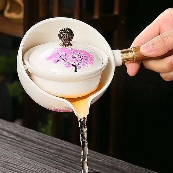 Chinese Tea Set Chinese Gongfu Tea Set Portable Teapot Set Tea Maker Infuser Portable Tea Cup Set Of 6 Tea Set Porcelain