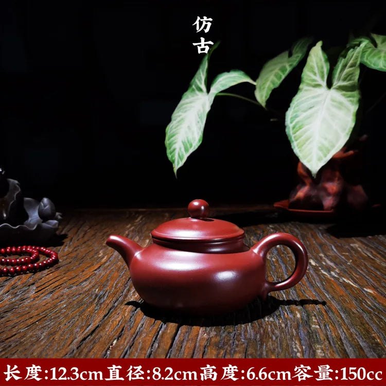 Chinese Yixing Purple Clay Teapots Classic Dragon Egg Tea Pot 188 Ball Hole Filter Kettle Master Handmade Zisha Teaware Gifts