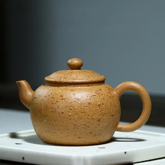 Chinese Yixing Tea Pot Handmade Purple Clay Teapot Raw Ore Beauty Kettle Home Tea Ceremony Customized Gifts Drinkware 160ml