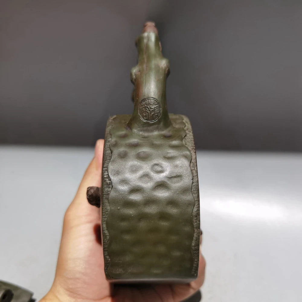 Chinese Yixing Zisha Clay Teapot Bamboo joint lifting beam Pot Jiang Rong 200ml