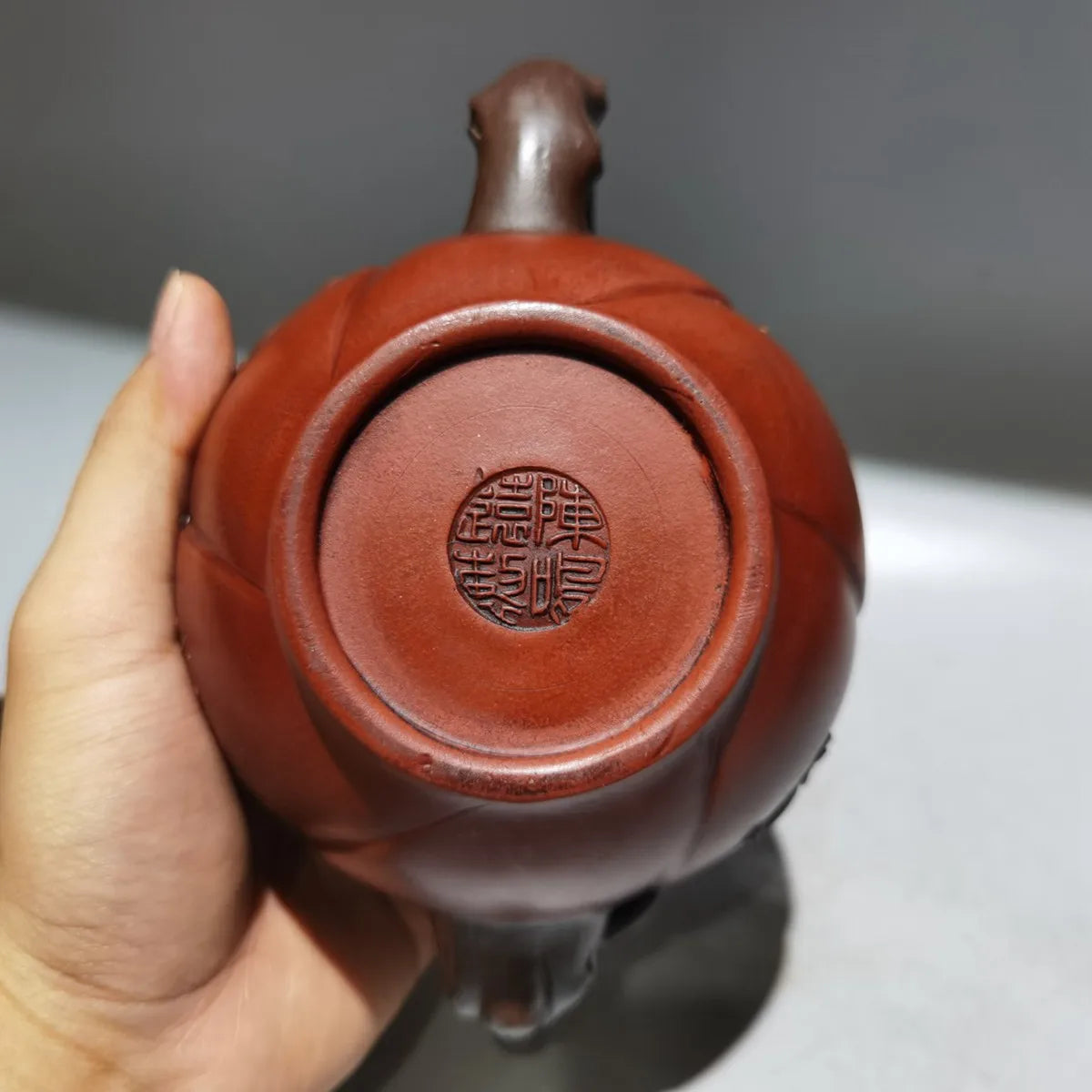 Chinese Yixing Zisha Clay Teapot Bowl Plum Pot Chen Mingyuan 450ml