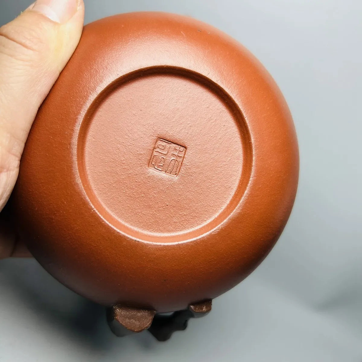 Chinese Yixing Zisha Clay Teapot Curved handle Longevity peach Pot Zhu Kexin 360ml