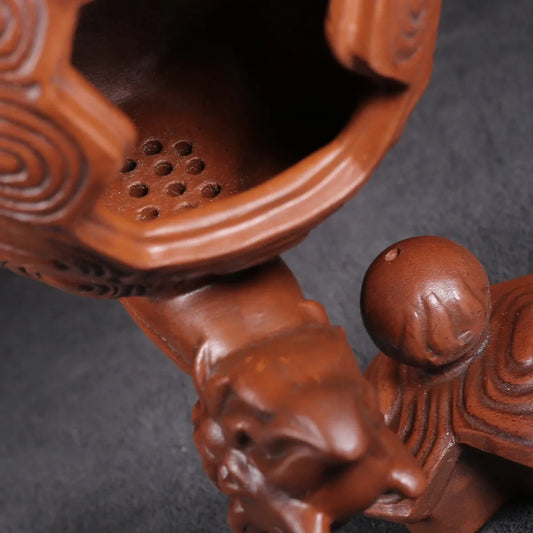 Chinese Yixing Zisha Clay Teapot Dragon Turtle Pot Chen Mingyuan 300ml