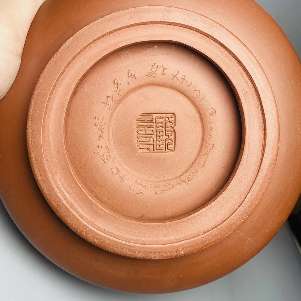 Chinese Yixing Zisha Clay Teapot Fortune comes and goes Pot Gu Jingzhou 450ml