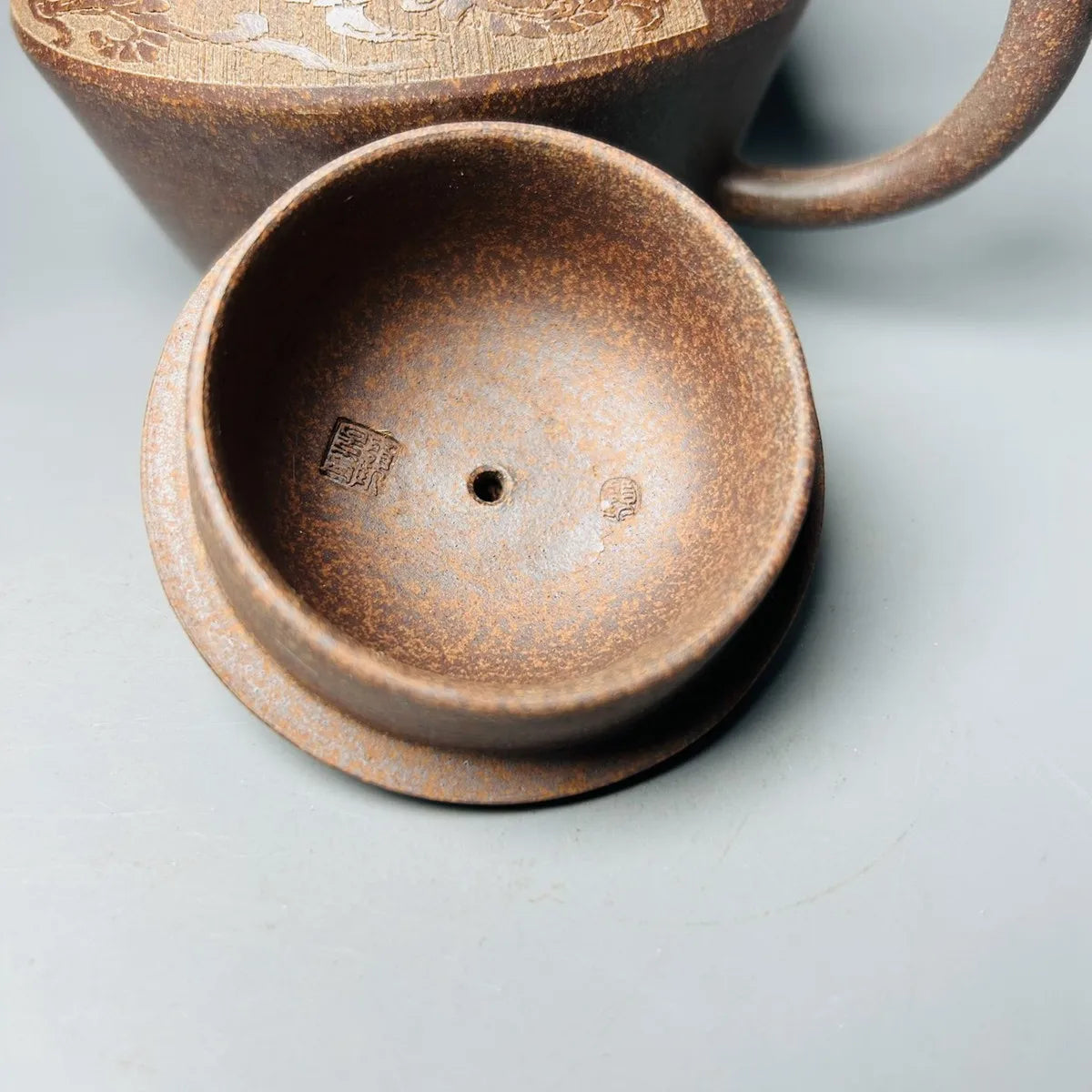 Chinese Yixing Zisha Clay Teapot Gu Long Kiln Chai Shao Double Dragon Pot Gu Jingzhou 400ml