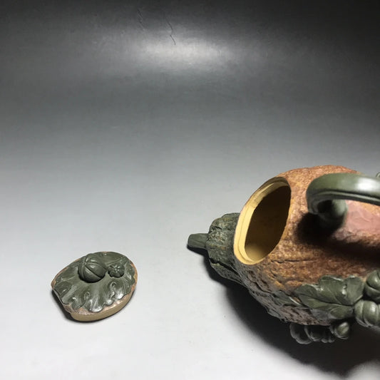 Chinese Yixing Zisha Clay Teapot Guagua Laicai Pot Wang Yinxian 450ml