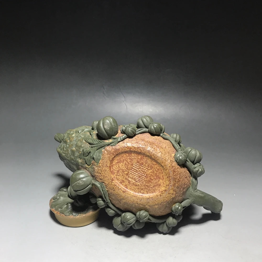 Chinese Yixing Zisha Clay Teapot Guagua Laicai Pot Wang Yinxian 450ml