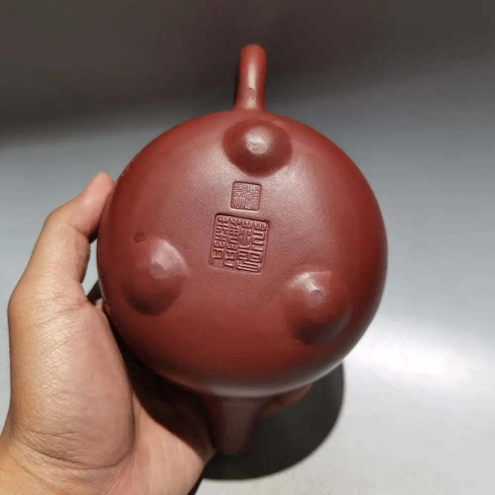 Chinese Yixing Zisha Clay Teapot High Stone Ladle Pot Fan Zeng 450ml