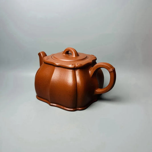 Chinese Yixing Zisha Clay Teapot Jinbao Ruyi Pot Gu Jingzhou 320ml