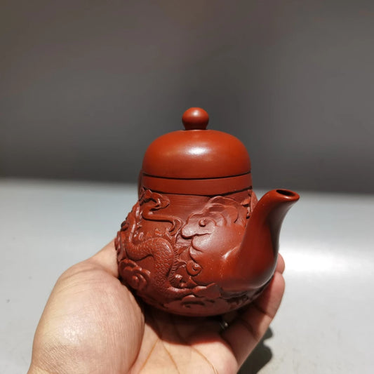 Chinese Yixing Zisha Clay Teapot Pear shaped Pot Shen Hansheng 220ml