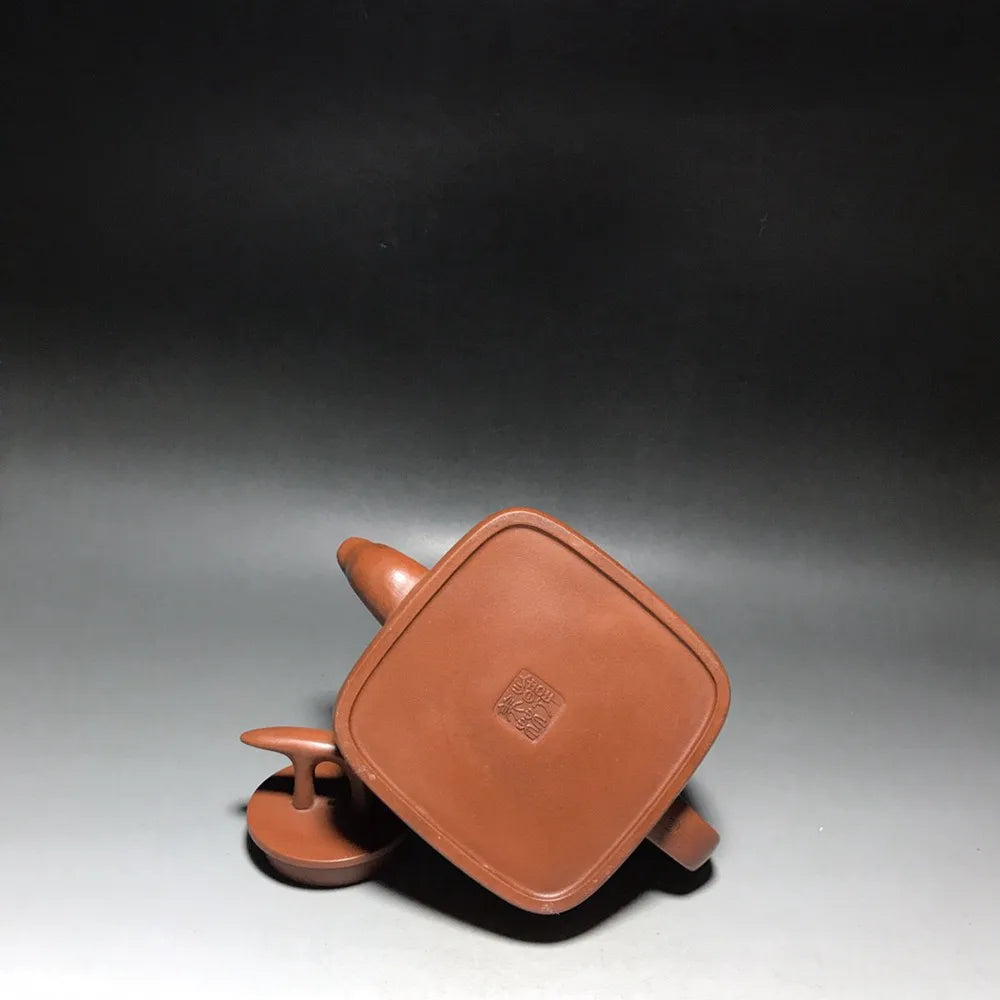 Chinese Yixing Zisha Clay Teapot Sifang Lingbao Pot Han Meilin 350ml