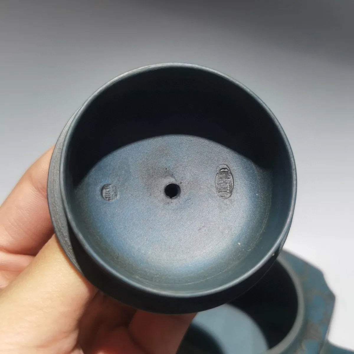 Chinese Yixing Zisha Clay Teapot Sifang Pot Gu Jingzhou 380ml
