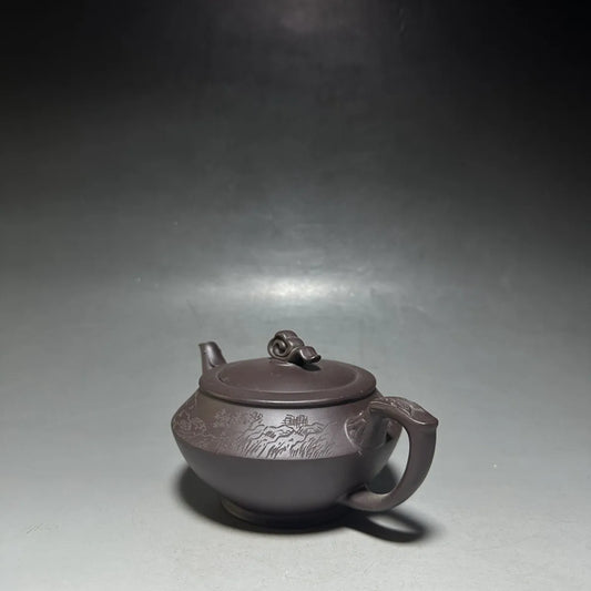 Chinese Yixing Zisha Clay Teapot Spring Pot Jiang Rong 300ml
