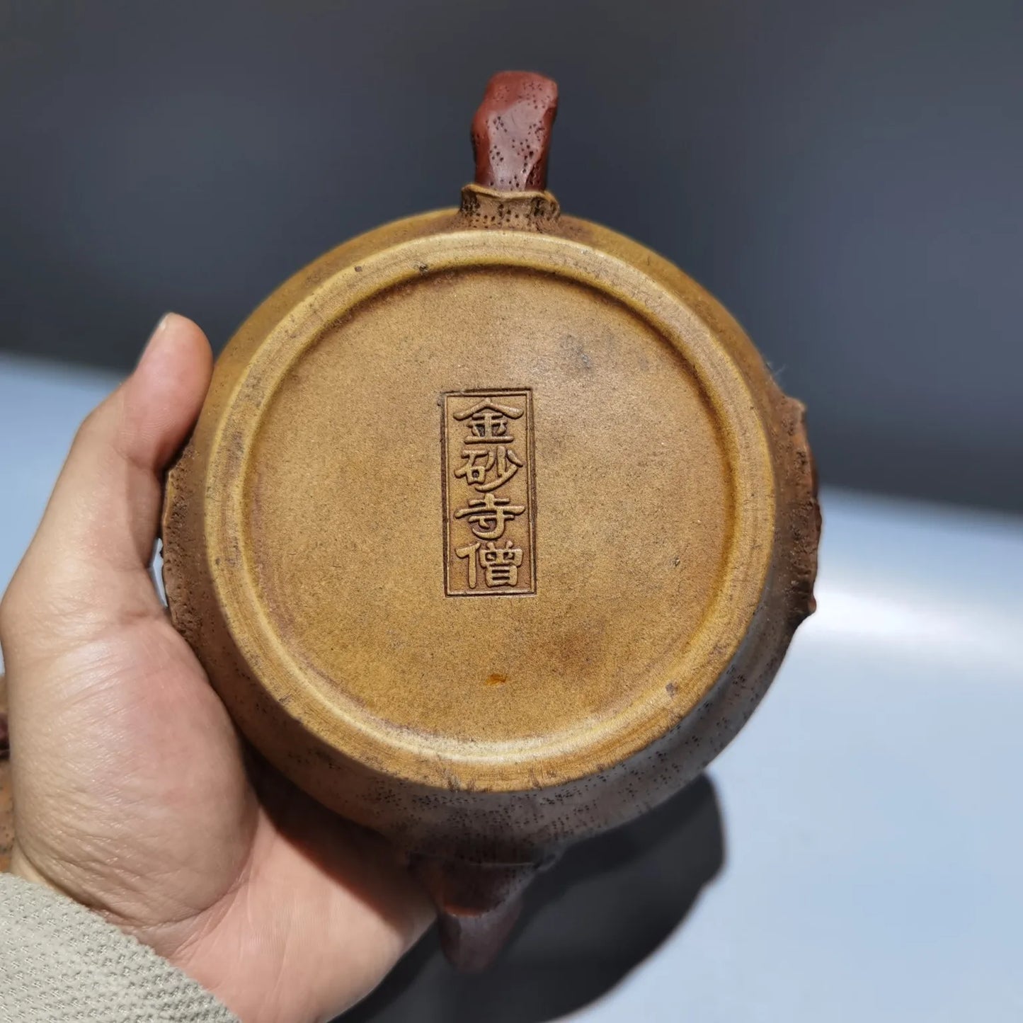 Chinese Yixing Zisha Clay Teapot Spring supply Pot Jinsha Temple Monk 400ml