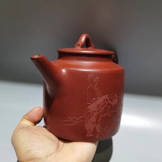Chinese Yixing Zisha Clay Teapot Straight tube Pot Fan Zeng 560ml