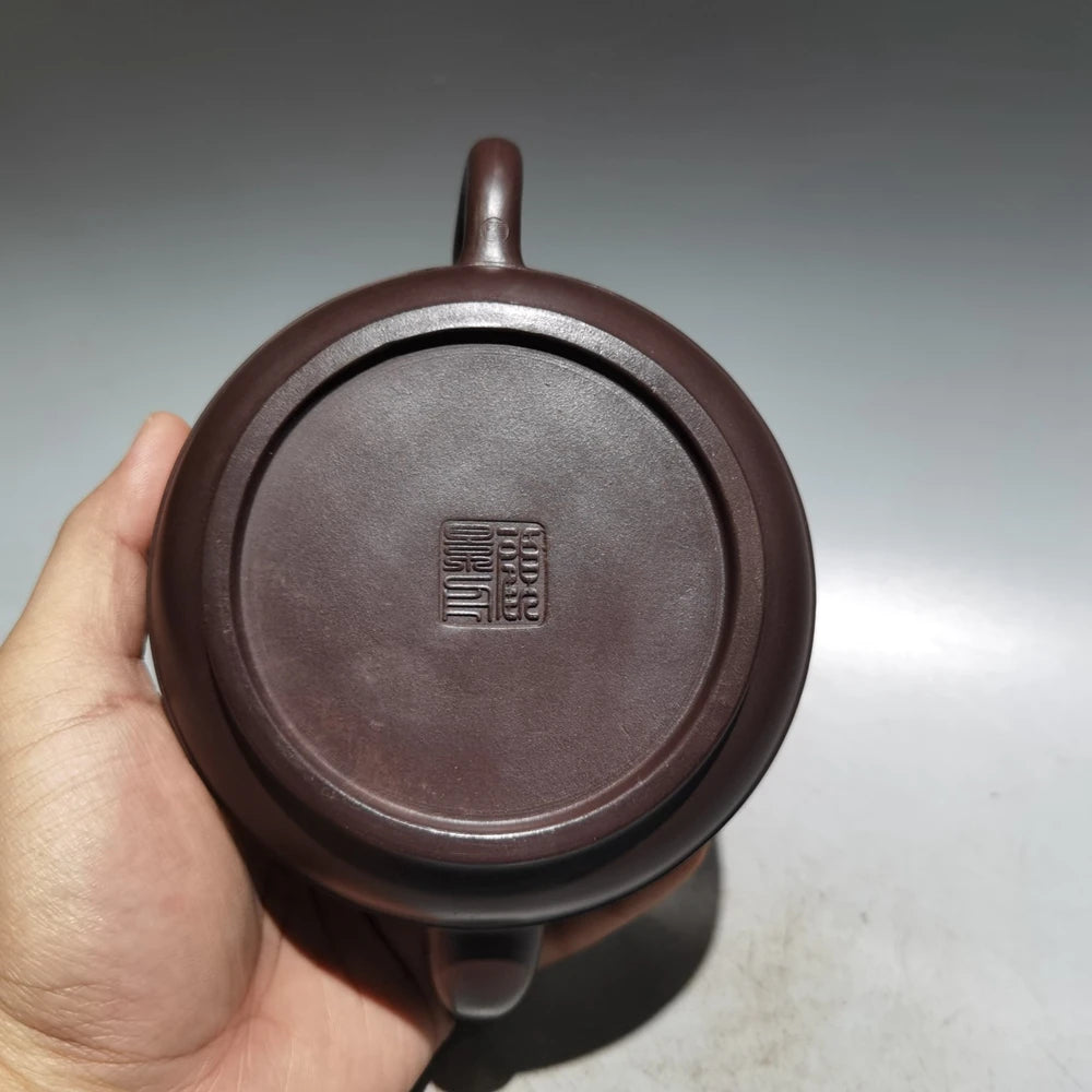 Chinese Yixing Zisha Clay Teapot Yuandun Pot Gu Jingzhou 360ml