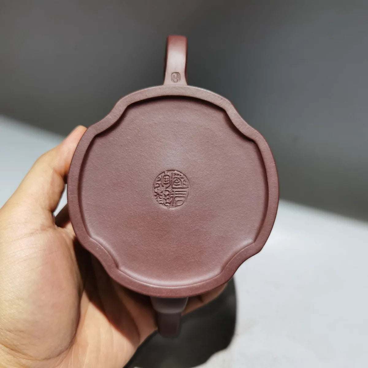 Chinese Yixing Zisha Clay Teapot Zen Tea Yiwei Pot Zhou Guojun 320ml