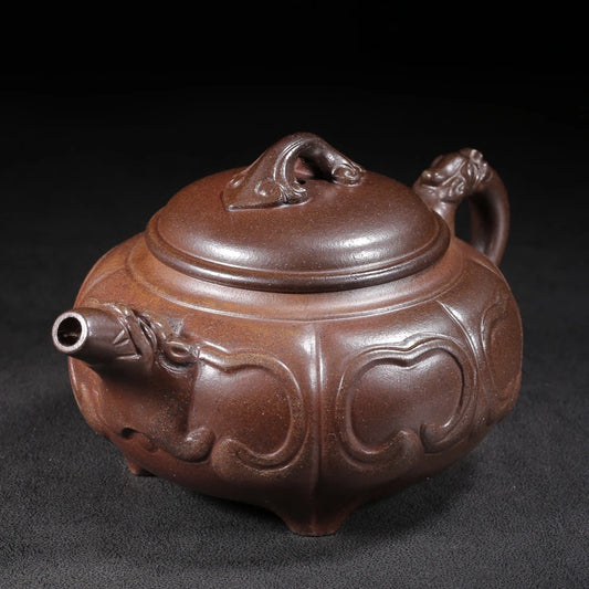 Chinese Yixing Zisha Clay Teapot dragon head Ruyi Pot Wu Yungen 500ml