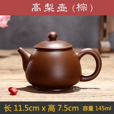 Classic Yixing Purple Clay Teapot Handmade Zhu Mud Beauty Kettle Household Filter Tea Sets Custom Chinese Zisha Tea Infuser